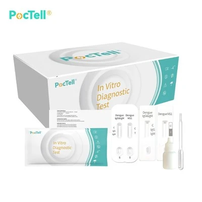 מבחן מהיר של Dengue IgG IGM ו- NS1